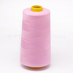 Fil à coudre 100% fibre de polyester filée, Prune, 0.1mm, environ 5000 yards / rouleau