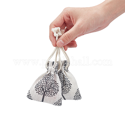 Sacchetti di imballaggio della tela da imballaggio del modello dell'albero&nbsp;ABAG-PH0002-47-1