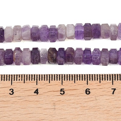 Natürlichen Amethyst Perlen Stränge&nbsp;G-G317-A22-3X6MM-1