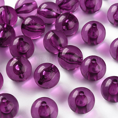Perles en acrylique transparente&nbsp;MACR-S370-A16mm-743-1
