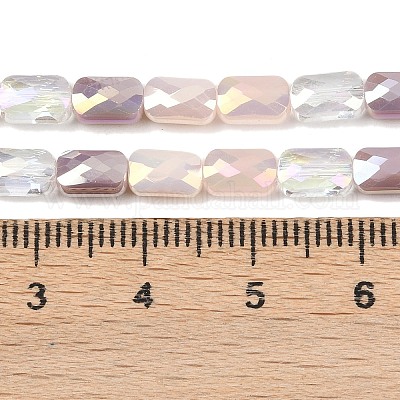 Chapelets de perles en verre électroplaqué&nbsp;EGLA-D300-05-09-1
