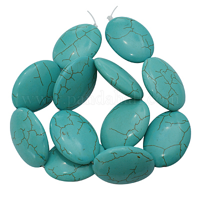 Perle di Howlite sintetici&nbsp;X-TURQ-G558-10-1