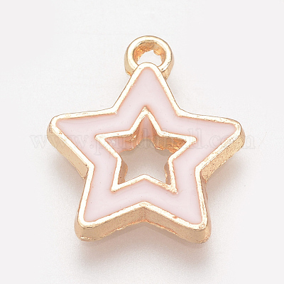 Pendentifs d'émail en alliage&nbsp;ENAM-Q425-24-1