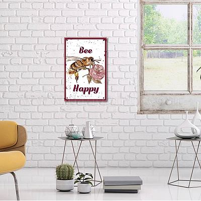 Rechteckiges Metalleisen-Schildplakat&nbsp;AJEW-WH0157-343-1