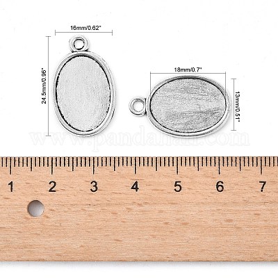 50 Pezzi In Bianco Tondo Castone Vassoio Base 25mm Cabochon - Foto 4