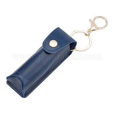 10 Pieces Chapstick Keychain Holder Lip Balm Holder Keychain Clip on Sleeve  Colorful Chapstick Pocket Keychain