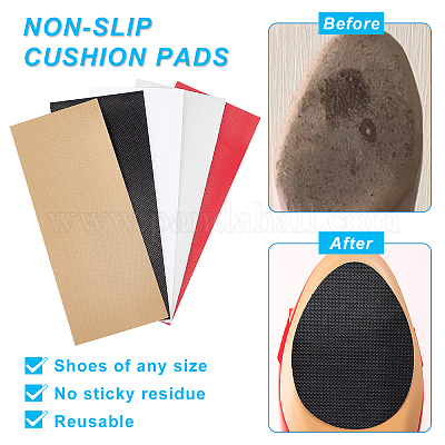  Red Shoe Sole Protector for High Heels, Red Bottom Protectors,  Shoe Grips on Bottom of Shoes,No Slip Shoe Pads, Sole Sticker (2 Pairs Red  Sole Protector + 1 Pair Beige Heel