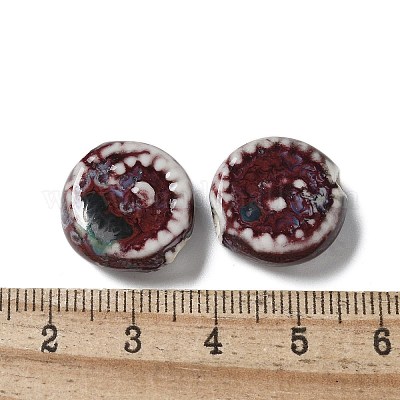Perline porcellana fatto a mano&nbsp;PORC-L080-J01-1
