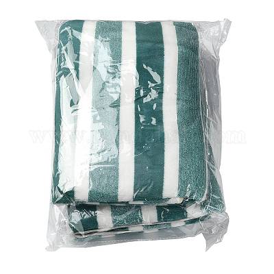 Polyester-Streifenhandtuch&nbsp;AJEW-FZC0001-007A-1