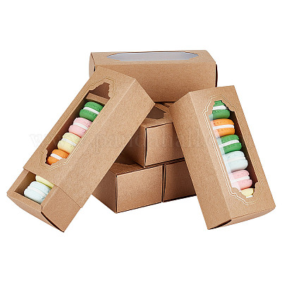 Cajas de cartón para cajones de macarrones&nbsp;CON-WH0086-132A-02-1