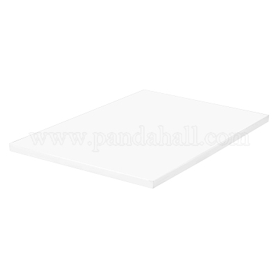 Wholesale BENECREAT 3 Sheets 30x30cmh White Printable Plastic Board Sheet 