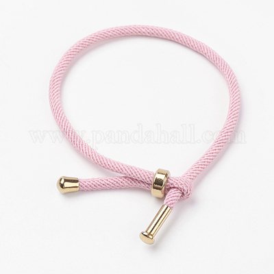 Braccialetti in cordoncino di cotone intrecciato all'ingrosso - It