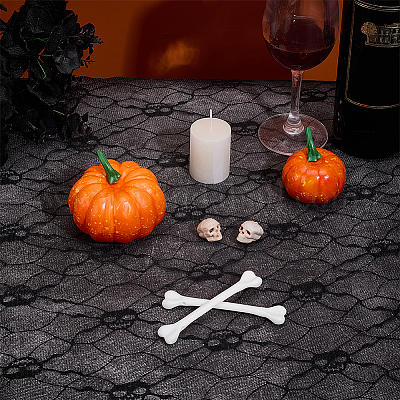 Polyester-Spitzenstoff mit Halloween-Motiv&nbsp;DIY-WH0699-75B-1-1