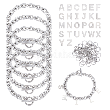 Kit per la creazione di bracciali in acciaio inossidabile fai da te 304 unicraftale DIY-UN0002-32P-1
