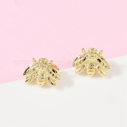 Orecchini in ottone&nbsp;EJEW-R032-01G-1