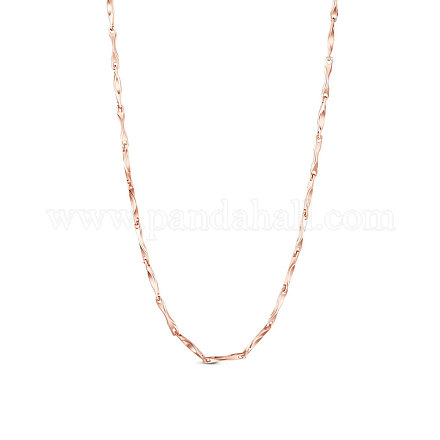 Shegrace 925 collares de cadena de plata esterlina JN735B-1