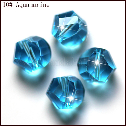 Abalorios de cristal austriaco de imitación SWAR-F085-10mm-10-1
