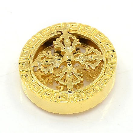 Buddhist Jewelry Brass Beads KK-N0012-20mm-G-1