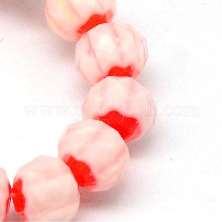 Transparent Glass Beads Strands GLAA-Q053-01-1