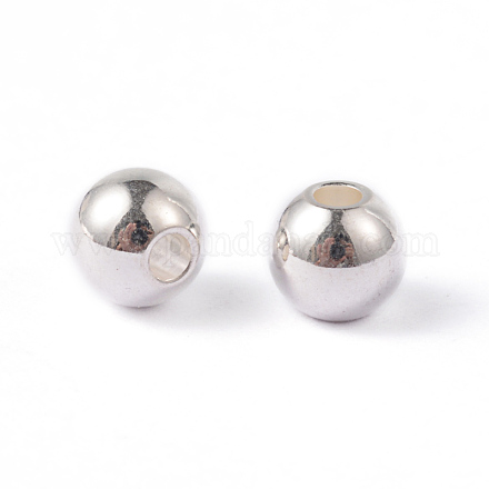 Round 202 Stainless Steel Beads STAS-O091-A-04S-1