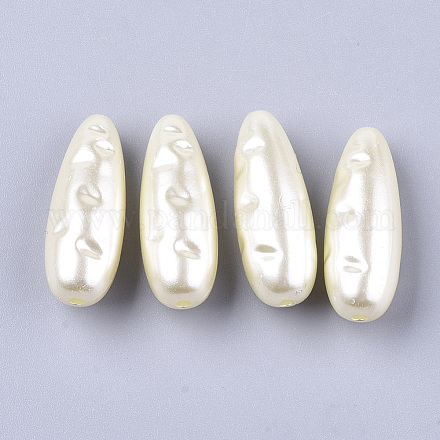 Perles d'imitation perles en plastique ABS OACR-T017-13A-1