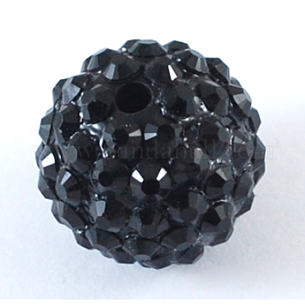 Abalorios de resina de Diamante de imitación X-RESI-R1-M-1
