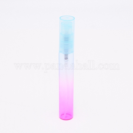 ガラススプレーボトル  詰め替え可能なボトル  香水用  エッセンシャルオイル  液体  ライトスカイブルー  10.1cm  容量：8ml。 MRMJ-WH0062-56B-04-1