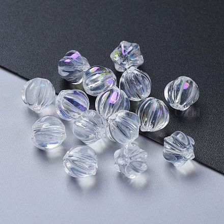 Perles en verre transparentes GLAA-L027-K16-1
