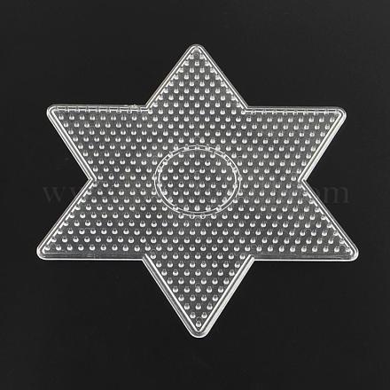 Tavole forate stelle abc plastica utilizzate per 5x5mm perline fai da te fusibile DIY-Q009-51-1