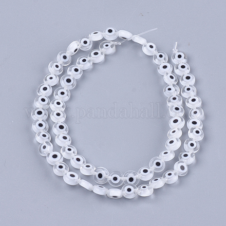 Chapelets de perles vernissées manuelles X1-LAMP-S191-02A-10-1