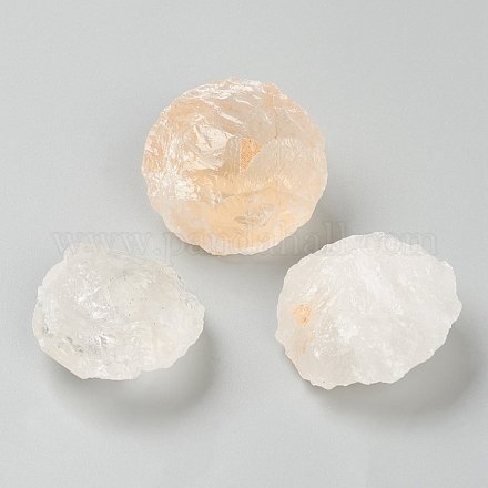 Perles brutes naturelles en cristal de quartz naturel G-H254-34-1