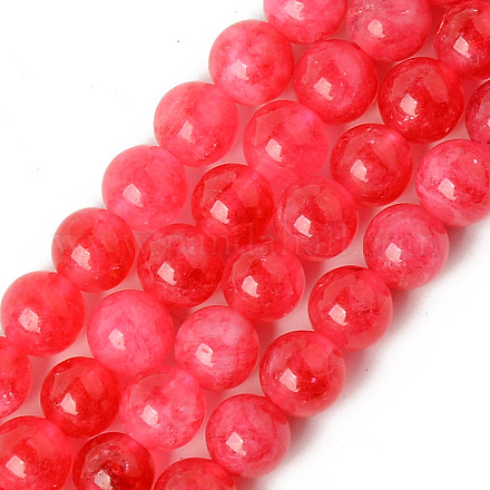 Chapelets de perles de quartz naturel X-G-R479-6mm-10-1