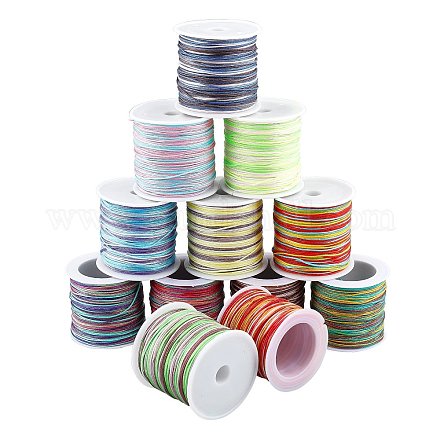 Arricraft 12 rollos 12 colores cordón chinlon OCOR-AR0001-18-1