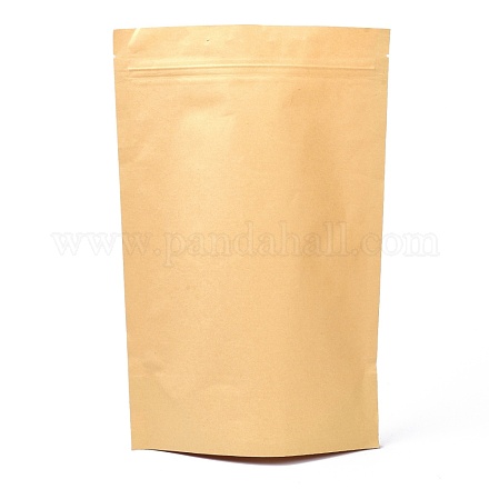 Eco-friendly Biodegradable Kraft Paper Zip Lock bag CARB-P009-01A-1