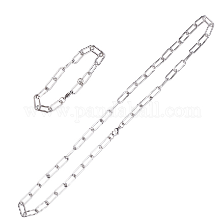 Unicraftale 4 шт. 21.5 см цепочки для скрепок из нержавеющей стали STAS-UN0012-44-1