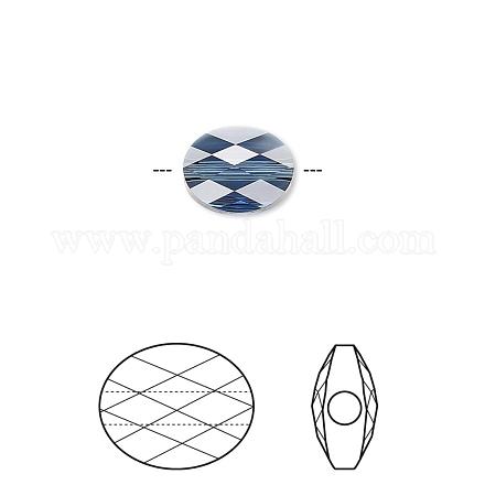 Perles de cristal autrichien 5051-8x6-207(U)-1