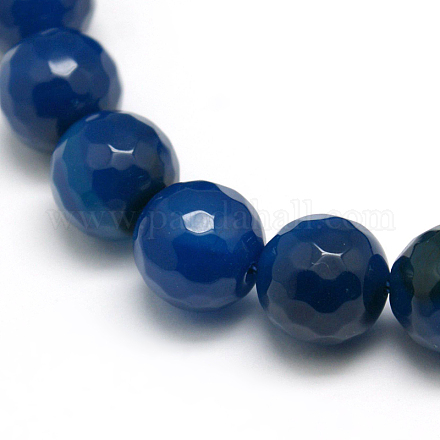 Chapelets de perles d'agate naturelle X-G-S042-10mm-5-1