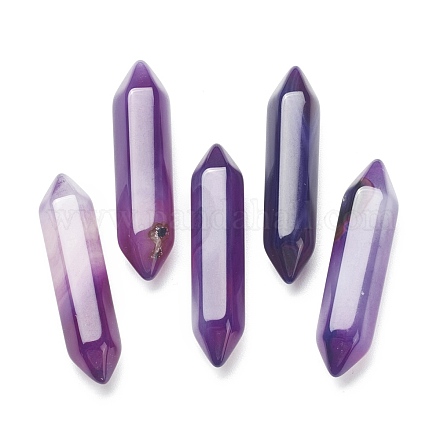 Perline di agata viola naturale G-K007-B10-1