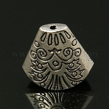Style tibétain perles cônes TIBE-A002-AS-1