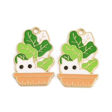 Pendenti smaltati in lega vegetale e animale&nbsp;FIND-N005-05A-G-1
