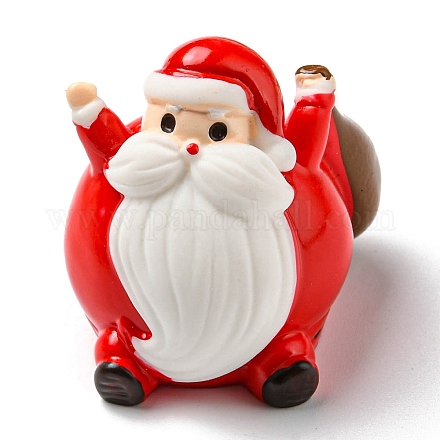Weihnachtsmann-Weihnachtsmann-Ornament aus Kunstharz CRES-D007-01F-1