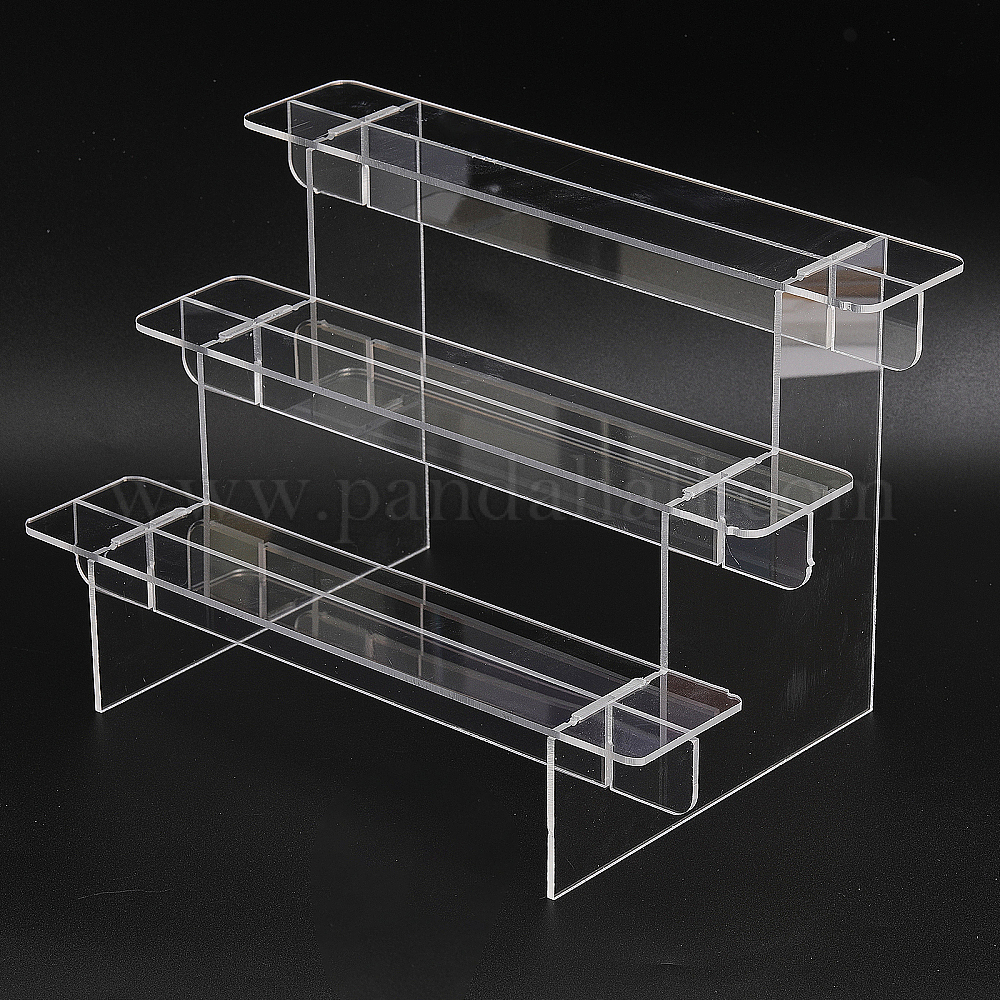 Wholesale Transparent 3-Tier Acrylic Action Figure Display Risers ...