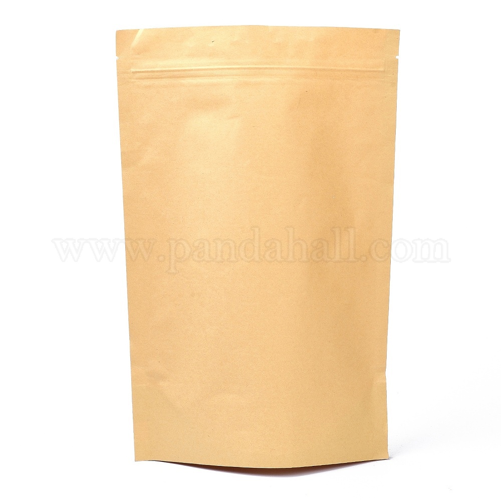 Wholesale Eco Friendly Biodegradable Kraft Paper Zip Lock Bag