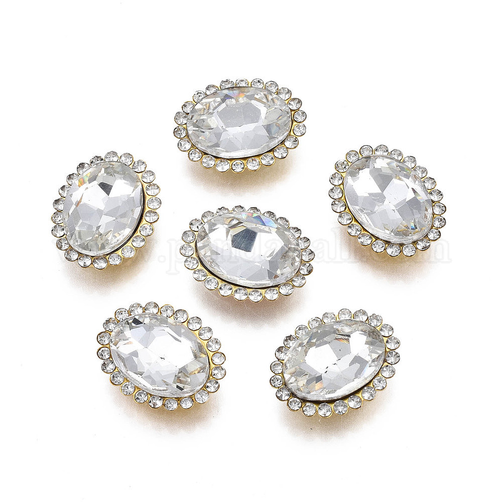 Strass à Coudre Miroir Doré - Lot De 50 | Déco Vêtements, Robes, Accessoires DIY