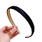 Satin Hair Bands, Black, 150x130x15mm