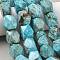 Natural Magnesite Beads Strands, Dyed, Faceted, Rhombus, Turquoise, 20~21x15~16x15~16mm, Hole: 1.4mm, about 19pcs/strand, 15.43''(39.2cm)