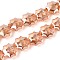Electroplate Transparent Glass Beads, Star, Faceted, Half Plated, Saddle Brown, 10x10x5mm, Hole: 1mm, about 67~70pcs/strand, 24.33~25.28''(61.8~64.2cm)