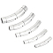 304 Stainless Steel Bayonet Clasps, Matte, Stainless Steel Color, 5sets/box