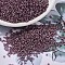 MIYUKI Delica Beads, Cylinder, Japanese Seed Beads, 11/0, (DB1792) White Lined Dark Smoky Amethyst AB, 1.3x1.6mm, Hole: 0.8mm, about 20000pcs/bag, 100g/bag