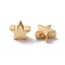 Brass Beads, Cadmium Free & Lead Free, Star, Golden, 7.5x8x3mm, Hole: 1.8mm